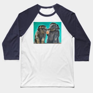 Baby elephants acrylic painting Baseball T-Shirt